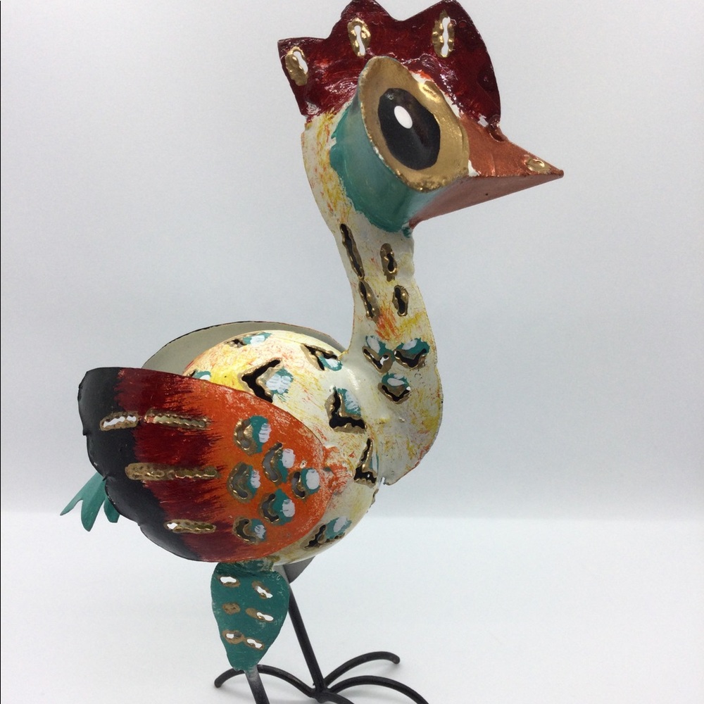 Cute metal rooster - like new